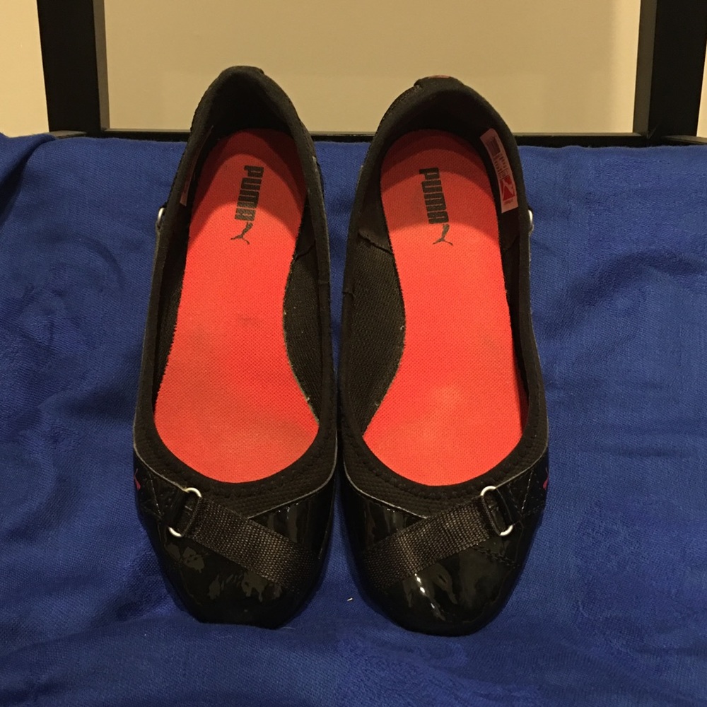 Slide on Puma dress shoes
